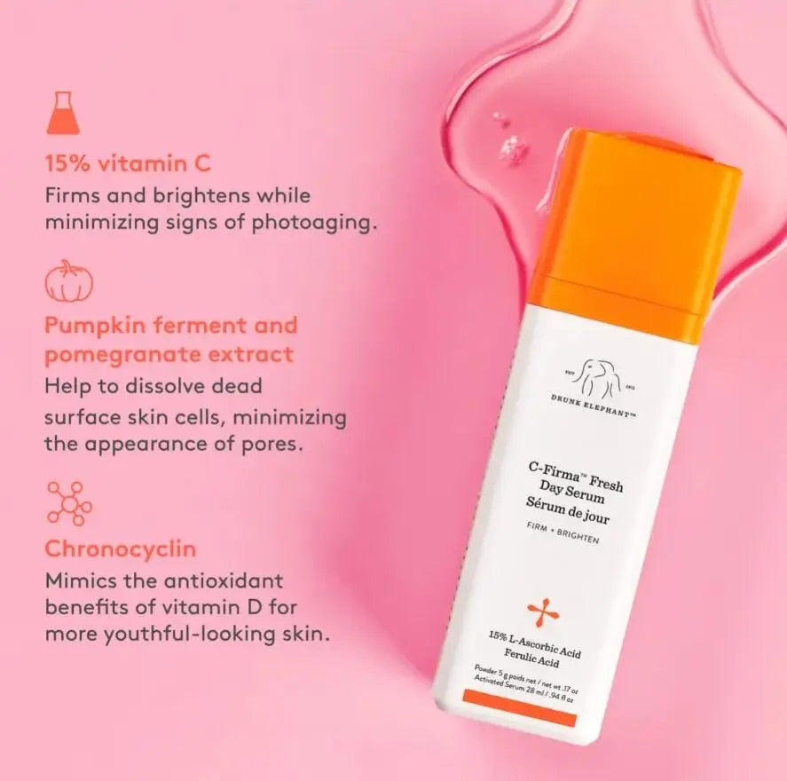 C-Firma Day Serum With Pumpkin Ferment Extract